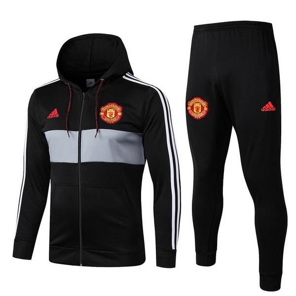 Chandal Manchester United 2019-20 Negro Rojo Gris